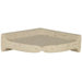 Classic Travertine Resin Large Corner Shelf