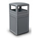 38 Gallon Square Waste Container with Dome Lid