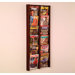 Twelve Pocket Acrylic and Oak Wall Display