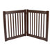 Two 27" Panel Free Standing EZ Pet Gate in Mahogany