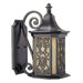 Forsyth  Outdoor Wall Lantern in Como Black/Gold