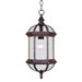 Kensington  Outdoor Hanging Lantern in Rustic Bronze