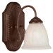 Liberty 9.5" x 5.5"  Vanity Light in Walnut Patina