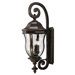 Monticella 36" x 13"  Outdoor Wall Lantern in Walnut Patina
