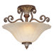 St. Laurence Semi Flush Mount in New Tortoise Shell