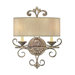 Savonia Two Light Sconce in Oxidized Silver