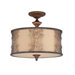 Windsor 3 Light Semi Flush