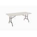 6' Commercial Grade Table in Almond
