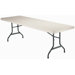 8' Commercial Grade Table in Almond