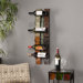 Catania 6 Bottle Wall Mounted Wine Rack