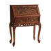 Nelson 33" W Hand-Carved Drop-Front Secretary Desk