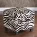 Wilson Zebra Storage Cube Ottoman