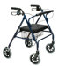 Heavy Duty Bariatric Rollator Walker with Large Padded Seat