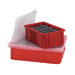Dividable Grid Storage Container Clear Covers (Set of 10)