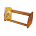 Jiffy Walnut Stain Hardwood Book / CD / Video Rack