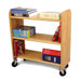 Library Book Truck in Natural Maple