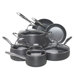Hard-Anodized Aluminum 10-Piece Cookware Set
