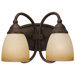 Montclaire  Wall Sconce Olde Iron with Glass Shade