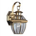 Classic  Outdoor Wall Lantern in Polished Brass