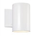 9"  White Outdoor Wall Sconce
