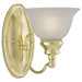 Canterbury  Wall Sconce in Polished Brass