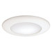 6" Incandescent Recessed Airtight Trim in White