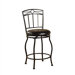 24" Circle Top Metal Counter Stool