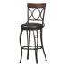 24" Circles Back Counter Stool in Brown and Black