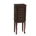 Quartz Jewelry Armoire in Dark Cherry