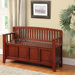 Cynthia Solid Wood Storage Entryway Bench