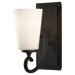 Peyton One Light Wall Sconce in Black