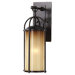 Dakota One Light Outdoor Wall Lantern in Heritage Bronze