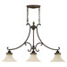 Drawing Room 3 Light Kitchen Island Pendant