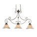 Tuscan Villa 3 Light Kitchen Island Pendant