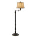 Maddalyn One Light Swing Arm Floor Lamp in Antique Brown