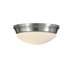 Barrington Flush Mount in Brushed Steel