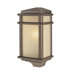 Mission Lodge Half Wall Lantern in Corinthian Bronze