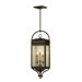 Whitaker Three Light Outdoor Hanging Lantern in Astral Bronze
