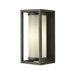 Industrial Moderne One Outdoor Light Wall Lantern in Oil Rubbed Bronze