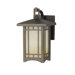 August Moon One Light Outdoor Wall Lantern in Corinthian Bronze