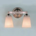 Paris Moderne  Vanity Light in Brushed Steel