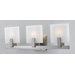 Halstad  Vanity in Brushed Steel