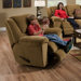 Transformer Chenille Chaise Recliner