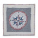 Nautical Compass Toss Pillow