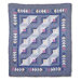Sail Log Cabin Throw Quilt