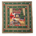 Santa By The Fireside King Quilt