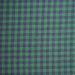 Dark Green and Blue Checks Window Curtain