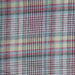 Red Lines and Off White Plaid Bed Skirt / Dust Ruffle