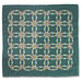 Green Double Wedding Ring Shower Curtain