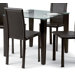 Quattro Square Glass Top Table